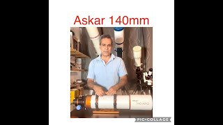 the Askar 140mm triplet refractor telescope refractor astronomy science astrophotography [upl. by Setiram875]