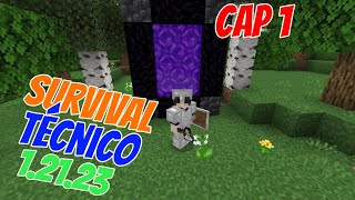 Minecraft Bedrock TÉCNICO  121 [upl. by Royo]