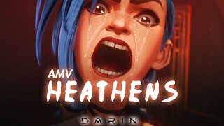 Arcane League of Legends「AMV」 Heathens [upl. by Einnal]