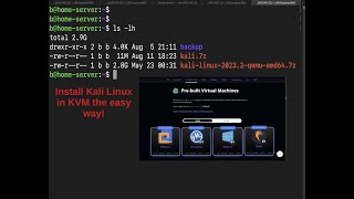 Install Kali Linux or any OS From an Existing Disk Image in KVM  Linux Virtualization [upl. by Simah318]