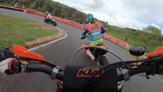 SUPERMOTO UK  Full Race  Round 3 British supermoto  day 2 race 3 [upl. by Demp93]