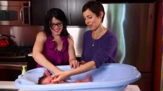 How to Bathe Your Newborn [upl. by Ellevehc]