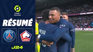 PARIS SAINTGERMAIN  LOSC LILLE 4  3  Résumé  PSG  LOSC  20222023 [upl. by Leind]