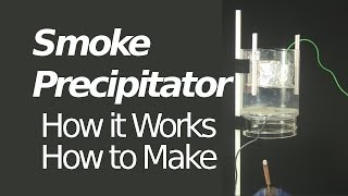 Electrostatic PrecipitatorSmoke Precipitator  How it WorksHow to Make [upl. by Shields743]