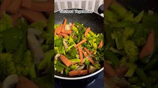 Sauteed vegetables Recipe explore shortsfeed shortsvideo ytshort healthyfood malayalam [upl. by Neellok]