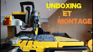 ✅Scie a eau DEWALT D24000S  Unboxing amp Montage [upl. by Otiragram]