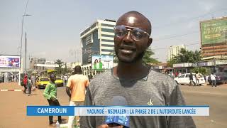 la pose de la première pierre de la session urbaine de lauto route Yaoundé nsimalen [upl. by Sherj]