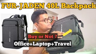 Fur Jarden Laptop amp Travel 40L Backpack  Buy or Not   Unboxing amp Honest Review  office  Travel [upl. by Aynad]