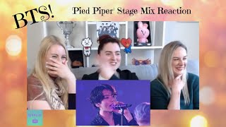 BTS Pied Piper Stage Mix Reaction [upl. by Annawoj596]