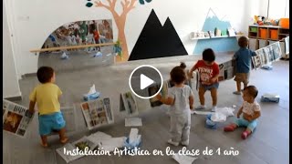 Escuela Infantil en Fuenlabrada Khalil Gibran  Metodología Activa e Instalaciones Artísticas [upl. by Judye]