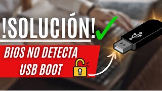 SOLUCION BIOS no DETECTA USB BOOT 2024  PARA INSTALAR WINDOWS 10 FÁCIL Y RÁPIDO [upl. by Denten614]