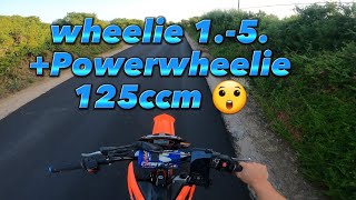 125ccm 4t wheelie Potenzial [upl. by Guzel398]