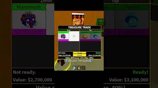 W or L BLOX FRUITS Trading roblox bloxfruits trading fruits viral shorts [upl. by Eoin]