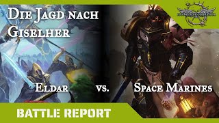 Spielbericht 02 Warhammer 40K 8th Edition Eldar vs Black Templar Die Jagd nach Giselher [upl. by Ko]