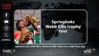 Springboks Victory Tour  Webb Ellis TrophyGauteng [upl. by Nainatrad465]