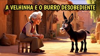 A Velhinha e o Burro Desobediente Impossível Não Chorar [upl. by Dawson]