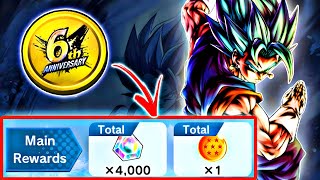 How to get 6th Anniversary Medal in Dragon Ball Legends Dbl 6th Anniversary [upl. by Dorri]