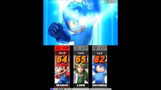 3DS スマブラ 体験版 ロックマン最後の切り札 Super Smash Bros for 3DS [upl. by Hnib]