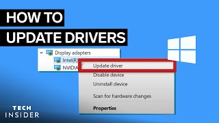 How To Update Drivers For Windows 10 [upl. by Sirmons]