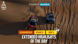 Extended highlights of Stage 6 pt2 presented by Aramco  Dakar2024 [upl. by Kermit]