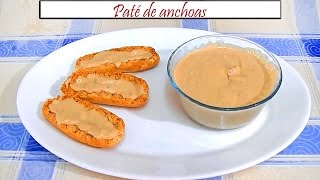 Paté de anchoas  Receta de Cocina en Familia [upl. by Iris]