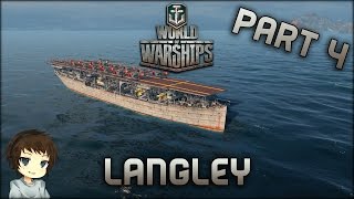 World of Warships  Part 4  USA Langley »»» Lets Play World of Warships Deutsch [upl. by Eineg202]