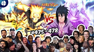 Sasuke VS Naruto 27 People React FINAL FULL FIGHT  Shippuden 475478  ナルト 疾風伝 海外の反応 [upl. by Matilde303]