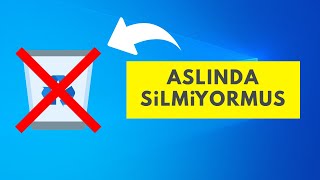 Silinip Geri Gelmeyen Dosyalar Dosyalarınızı Geri Döndürülemez Şekilde Silmek [upl. by Naul268]