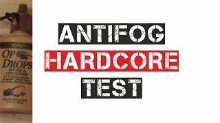 McNETT Op Drops Antifog HARDCORE TEST with hot steam [upl. by Janus528]