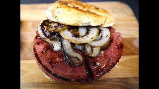 Glazed Fried Bologna and grilled onion [upl. by Hyman531]