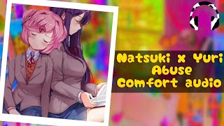 Yuri x Natsuki x Abused listener Abuse comfort Running away FF4A [upl. by Anirehc]