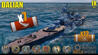 Cruiser Dalian 7 Kills amp 206k Damage  World of Warships Gameplay [upl. by Alethia]