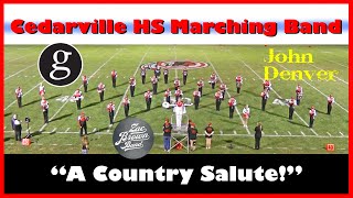 quotA Country Salutequot by the Cedarville High School Marching Band [upl. by Uahsoj]