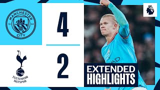 EXTENDED HIGHLIGHTS  Man City 42 Tottenham  Another memorable Etihad comeback [upl. by Tucker780]