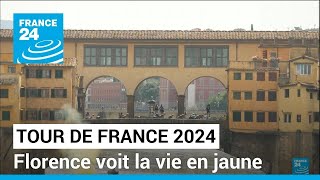 Tour de France 2024  le Grand Départ a été donné à Florence • FRANCE 24 [upl. by Melar]