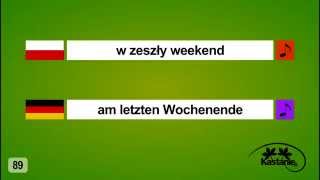 Nauka Języka Niemieckiego  Lekcja 9  “Dni Tygodnia i Kiedy” [upl. by Yankee]