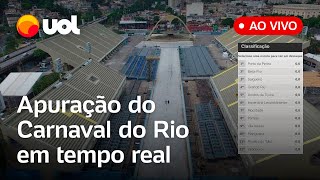 🔴 Apuração Carnaval RJ AO VIVO Veja as notas e a campeã das escolas de samba do Rio de Janeiro [upl. by Buttaro320]