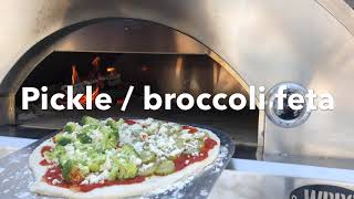 Cooking Pizzas in the WPPO Big Outdoor Kitchen Oven BOKO [upl. by Belinda]