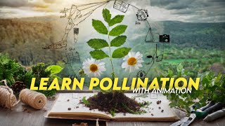 UNDERSTAND POLLINATION THROUGH ANIMATION [upl. by Ellerred]