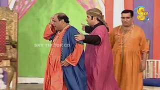 Agha Majid Nasir Chinyoti and Iftikhar Thakur Stage Drama Chuski Clip [upl. by Usanis823]