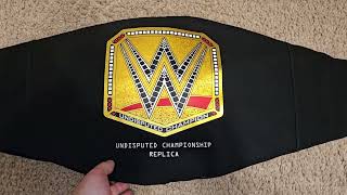 WWE Undisputed Universal Championship Belt RESTONED and RELEATHERED Roman Reigns [upl. by Lauretta888]