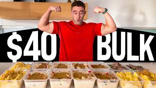 Bulking on a Budget  40 Meal Prep to Build Muscle [upl. by Edasalof]