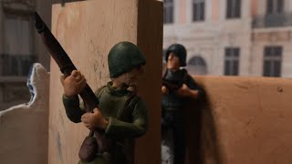 World War 2🔥 After Dday Clay Animation  Stop motion💡  2da Guerra Mundial☢️ [upl. by Notnats515]