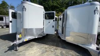 2020 Adam Mustang Horse Trailers  2 and 3 Horse Slant  Orchard Trailers [upl. by Alethea330]