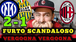 🤡 VERGOGNA FURTO SCANDALOSO‼️  INTERVERONA 21  CAMPIONATO FALSATO ‼️ FALLO NETTO SU DUDA‼️ [upl. by Eintrok]