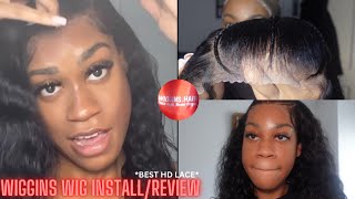 WIGGINS HAIR THE BEST PRE EVERYTHING LACE  WIG INSTALL ￼ REVIEW ￼ WATER WAVE HAIR WATCH FULL [upl. by Ocnarf386]