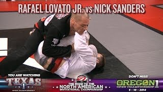 FIVE Grappling Texas 1 Rafael Lovato Jr vs Nick Sanders Men  Black Belt  Absolute  Final [upl. by Elfrieda]