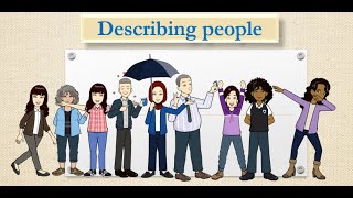 Como DESCRIBIR PERSONAS Apariencia y personalidad DESCRIBING People [upl. by Wendie]