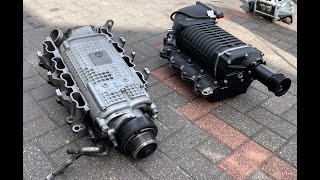 WEISTEC SUPERCHARGER INSTALLATION ON W211 E55 AMG  PART 1 [upl. by Buote823]