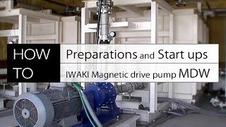 IWAKI Magnetic drive pump MDW Operation guide before Operation [upl. by Nylime]